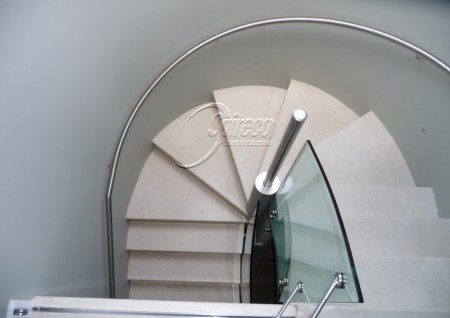 ‘Delargy’ Curved Stainless Steel Handrail