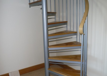 ‘Silver Executive’ Spiral Stairs