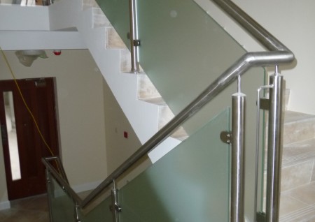 ‘Naas Appartments’ Opaque Glass Balustrade